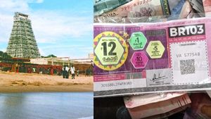 திருச்செந்தூர் முருகன் கோவில் உண்டியலில் கிடந்த ரூ.12 கோடி கேரள லாட்டரி.. ஒரே எண்ணில் மிஸ் ஆன பரிசு