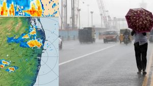 சென்னையில் திடீரென விட்டு விளாசிய மழை.. இரவு வரை தொடரும்.. மேலும் 5 மாவட்டங்களுக்கு அலர்ட்