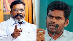 அண்ணாமலைக்கு பிடிக்கல.. பாஜக கூட்டணியை சிதைக்கப் பார்க்கிறார்.. திருமாவளவன் ஒரே போடு!