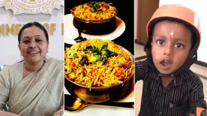 அங்கன்வாடிகளில் இனி உப்புமாவுக்கு பதில் பிரியாணி! ஒரே வீடியோவில் மெனுவை மாற்றிய சிறுவன்! சபாஷ் கேரளா