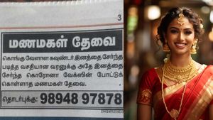 கொரோனா ஊசி போடாத கொங்கு மணப்பெண்! பேப்பரில் வந்த விளம்பரம்! போனை போட்டால் புலம்பும் நபர்!