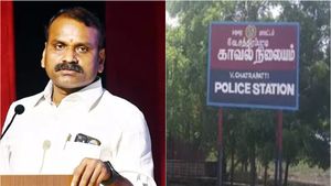 மதுரையை அதிர வைத்த  V.சத்திரப்பட்டி போலீஸ் ஸ்டேஷன் சம்பவம்.. முதல்வருக்கு எல் முருகன் சரமாரி கேள்வி 