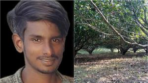 ராணிப்பேட்டை மாந்தோப்பில் ஒரே அசிங்கம்..  80 வயது மூதாட்டியிடம் அத்துமீறிய 19 வயது இளைஞர் 