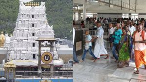 Tirupati: வியாழக்கிழமை அதுவுமாக! திருப்பதி ஏழுமலையானை காண 18 மணி நேரம் காத்திருந்த பக்தர்கள்!