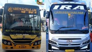  அதென்ன அருணாசலம்.. நீக்குங்க! திருவண்ணாமலை பேருந்துகளில் இருந்த அருணாசலம் பெயர்.. அதிரடி நீக்கம்! 