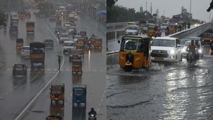  Chennai Rain: சென்னையில் வெளுத்து வாங்கும் கனமழை.. இரவிலும் மழை ஆட்டம் நிற்காது.. அலர்ட் மக்களே!
