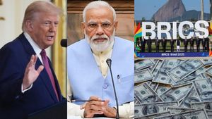 “BRICS-ல் இருந்துக்கொண்டு.. டாலரை தாக்குகிறார்கள்!” இந்தியா மீதான வரிக்கு காரணம் தேடிய டிரம்ப்