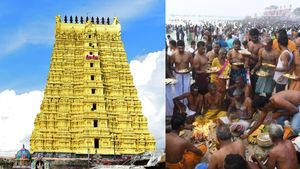 ராமேஸ்வரம் ராமநாதசுவாமி கோயிலில் சர்ப்ரைஸ்! நாளை பகல் கோவில் நடை திறந்திருக்கும்:  ராமநாதபுரம் குஷி