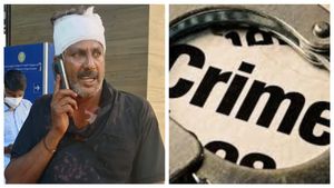 கோவை தலைமை காவலருக்கு அரிவாள் வெட்டு.. சுற்றி வளைத்து நகையை பறித்த மர்ம நபர்கள்