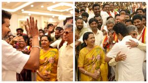 தவெக 2வது மாநில மாநாடு.. மதுரை வந்தடைந்த விஜய்யின் பெற்றோர்.. காலில் விழுந்து வரவேற்ற நிர்வாகிகள்!