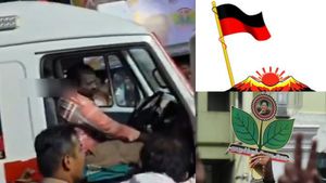 அன்று கல்லூரி பேருந்தை எரித்தார்கள்.. இன்று ஆம்புலன்ஸை மறிக்கிறார்கள்! அதிமுகவை விட்டு விளாசிய திமுக 