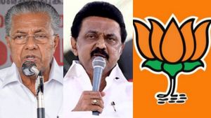 இந்துக்களை புண்படுத்திவிட்டு நிகழ்ச்சி நடத்துவதா? பினராயி விஜயன், மு.க.ஸ்டாலினுக்கு பாஜக எச்சரிக்கை