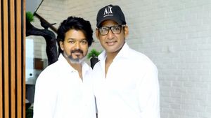 அரசியலில் விஜய்.. கலர் கலராய் கொடிகளை பார்த்த காமெடியா இருக்கு! விஷால் என்ன இப்படி சொல்லிட்டாரு! 