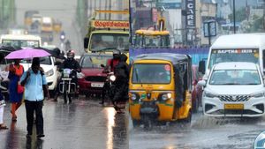 ஆந்திரா பக்கம் ஓடிய காற்றழுத்தம்! ஆனாலும் இந்த மாவட்டங்களில் இன்று இரவு கனமழையாமே!