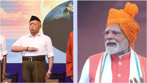 RSS: “ஆர்எஸ்எஸ் வரலாற்றைப் பற்றி பெருமைப்படுகிறேன்” சுதந்திர தின உரையில் பிரதமர் நெகிழ்ச்சி
