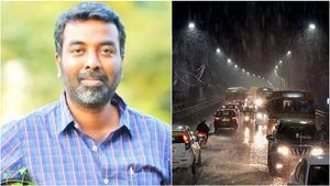 சென்னையில் மீண்டும் திடீர் மழை.. ஆனா நேத்து போல இருக்காது! வெதர்மேன் அப்டேட்