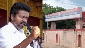 விஜய் மீது திருத்துறைப்பூண்டி போலீஸ் நிலையத்தில் புகார்! ஸ்டாலினை தரக்குறைவாக பேசியதாக குற்றச்சாட்டு 