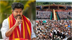 விஜய் சொல்லியும் கேட்காத தவெக தொண்டர்கள்.. மாநாட்டு திடலில் அழுகை சத்தம்.. காலை முதலே குழப்பம்