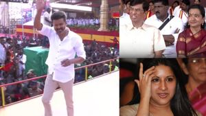 தவெக மாநாட்டில் அப்பா - அம்மாவிற்கு இடம்.. விஜய் மனைவி - மகன் மீண்டும் ஆப்சென்ட்.. சந்தேகமா இருக்கே 