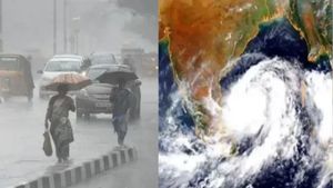 சுழட்டி சுழட்டி 40 கிமீ வேகத்தில் வரும் சூறாவளி... தமிழகத்தின் 4 மாவட்டங்களிலும் செம்ம மழை இருக்கு