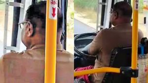 ஒத்த கையில் அரசு பஸ்ஸை ஓட்டிய திருநெல்வேலி டிரைவர்! 10 நிமிஷத்துக்கு ஸ்டியரிங்கை விடல! மிரண்ட நெல்லை