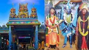 குலசேகரன்பட்டினம்  முத்தாரம்மன் கோவில் தசரா திருவிழா.. திரண்டு வந்த பக்தர்கள்! திணறிய திருச்செந்தூர்