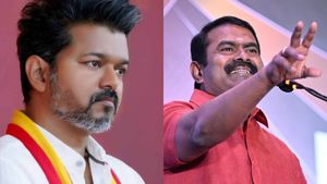 ஒரு வாரம் மனப்பாடம் பண்ணி சனிக்கிழமை ஒப்பிப்பார் விஜய்! நடித்து காட்டி சீமான் கலகல பேச்சு!