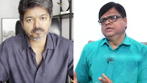 “விஜய் மக்களுக்காக வரவில்லை.. கைது பயத்தால் வீடியோ வெளியிட்டுள்ளார்”.. ராஜகம்பீரன் குற்றச்சாட்டு!