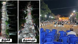 மாஸ் காட்டிய மா.செ.க்கள்.. திருப்பூரில் தமாஸ் ஆன திமுக கூட்டம்! காலி சேர்கள் முன் அமைச்சர்கள் உரை!