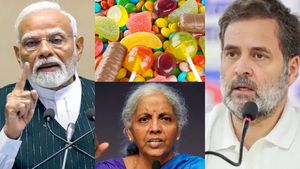 குழந்தைக்கு கொடுக்கும்.. மிட்டாய் கூட அதிக வரி போட்டவர்கள்தான் காங்கிரஸ்! பிரதமர் மோடி சரமாரி தாக்கு 