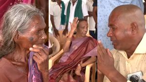 சிறுமியை காணோம்னு! விஜய் மைக்கில் அறிவிச்சாரே! அது என் குழந்தைதான்! அருணா ஜெகதீசனிடம் தந்தை கண்ணீர்!