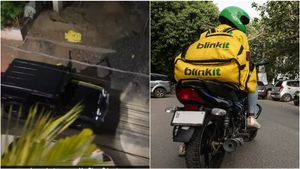 THAR காரில் மளிகை பொருட்களை டெலிவரி செய்த பிளிங்கிட் ஊழியர்! என்னங்க நடக்குது இங்க? வீடியோவை பாருங்க