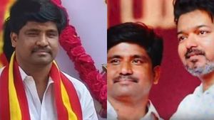 கரூர் தவெக மாவட்டச் செயலாளர் மதியழகன் கைது.. தனிப்படை போலீசார் அதிரடி.. தீவிர விசாரணை 
