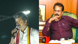 கரூரில் விஜய்யின் வாகனத்தை மையப் பகுதிக்குள் போக  நிர்பந்தம் செய்ததே காரணம்.. கிருஷ்ணசாமி புகார்