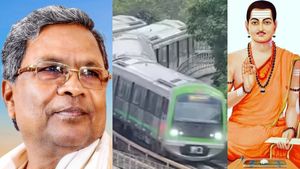 பெங்களூர் மெட்ரோ பெயர் மாறுகிறது.. ‛நம்ம மெட்ரோ’ டூ ‛பசவா மெட்ரோ’.. சித்தராமையா முடிவு