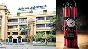  அண்ணா அறிவாலயத்திற்கு வெடிகுண்டு மிரட்டல்.. அதிர்ந்து போன போலீசார்.. பரபரத்த சென்னை