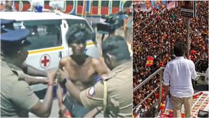 போலீஸ் மீதான குற்றச்சாட்டுக்கு ஆதாரம் என்ன? எடுபடாத தவெக பதில்கள்! உச்சநீதிமன்றத்தில் பரபரப்பு வாதம்