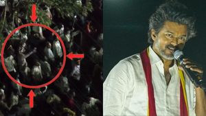 விஜய் மீது செருப்பு வீசப்பட்டது ஏன்? கூட்டத்தில் தலையில் அடித்துக்கொண்ட தொண்டர்! வெளியான புது வீடியோ