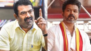 நடிக்கும் போது நோட்டை கொடுக்கனும்..நிறுத்தினால் நாட்டைக் கொடுக்கனுமா? ரைமிங்காக விஜயை விளாசிய சீமான்