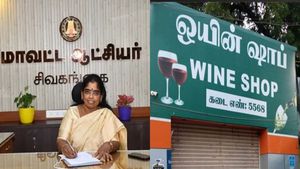  இன்று பிற்பகல் முதல் நாளை வரை டாஸ்மாக் கடைகள் இயங்காது! சிவகங்கை கலெக்டர் வெளியிட்ட அறிவிப்பு