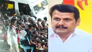 தண்ணீர் பாட்டில் இருந்ததா?, பிஸ்கட் பாக்கெட் இருந்ததா?.. குறை சொல்ல விரும்பவில்லை.. செந்தில் பாலாஜி
