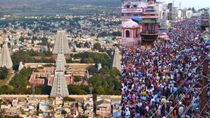 திருப்பதி போல் அசுர வளர்ச்சி.. திருவண்ணாமலை அருணாசலேஸ்வரர் கோவிலில் பக்தர்கள் கூட்டம் அலைமோதுகிறது