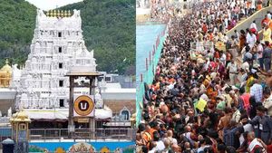 திருப்பதியில் 31 அறைகளும் நிரம்பிடுச்சே! ஏழுமலையான் கோயிலில் கூட்டத்தையே காணோம் போல!