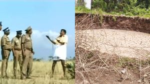 வேலூர் அருகே காணாமல் போன கிணறு.. ஒரே நிமிடத்தில்..  மலைக்கிராம மக்கள் கண் முன்னே நடந்த சம்பவம்