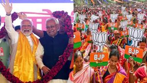 மீண்டும் மோடி- நிதிஷ் கூட்டணியை ஆட்சியில் அமர வைக்கும் பீகார் மக்கள்! P-Marq எக்ஸிட் போல் முடிவுகள் 