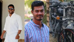 பொள்ளாச்சியில் மது போதையில் ராயல் என்ஃபீல்டு பைக்கில் ஜாலி பயணம்.. எதிரே காத்திருந்த எமன்