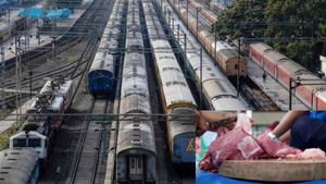 ரயில்களில்  ஹலால் இறைச்சி உணவு மட்டும் வழங்குவதாக புகார்..  மனித உரிமைகள் ஆணையம் அதிரடி உத்தரவு
