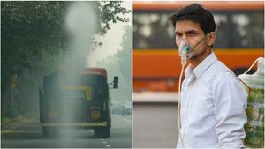 மூச்சு முட்டும் டெல்லி.. மூடப்படும் பள்ளிகள்.! வெளியே கால் வைத்தாலே நுரையீரலை அழிக்கும் விஷ காற்று!