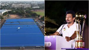 நம்ம மதுரையா இது.. ஜூனியர் ஹாக்கி உலகக்கோப்பை.. அடையாளம் தெரியாமல் மாறிய ரேஸ்கோர்ஸ் மைதானம்!
