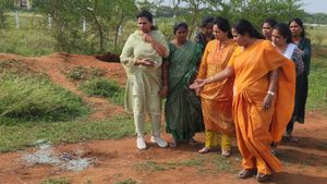 கோவை கொடூரச் சம்பவ இடத்தில் நேரில் ஆய்வு செய்த வானதி சீனிவாசன்.. திமுக அரசு மீது சரமாரி தாக்கு